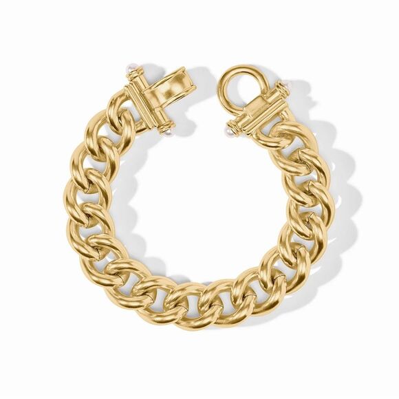 Brand New. $235 Dolce Demi Link Bracelet Size Large (long) Color: gold